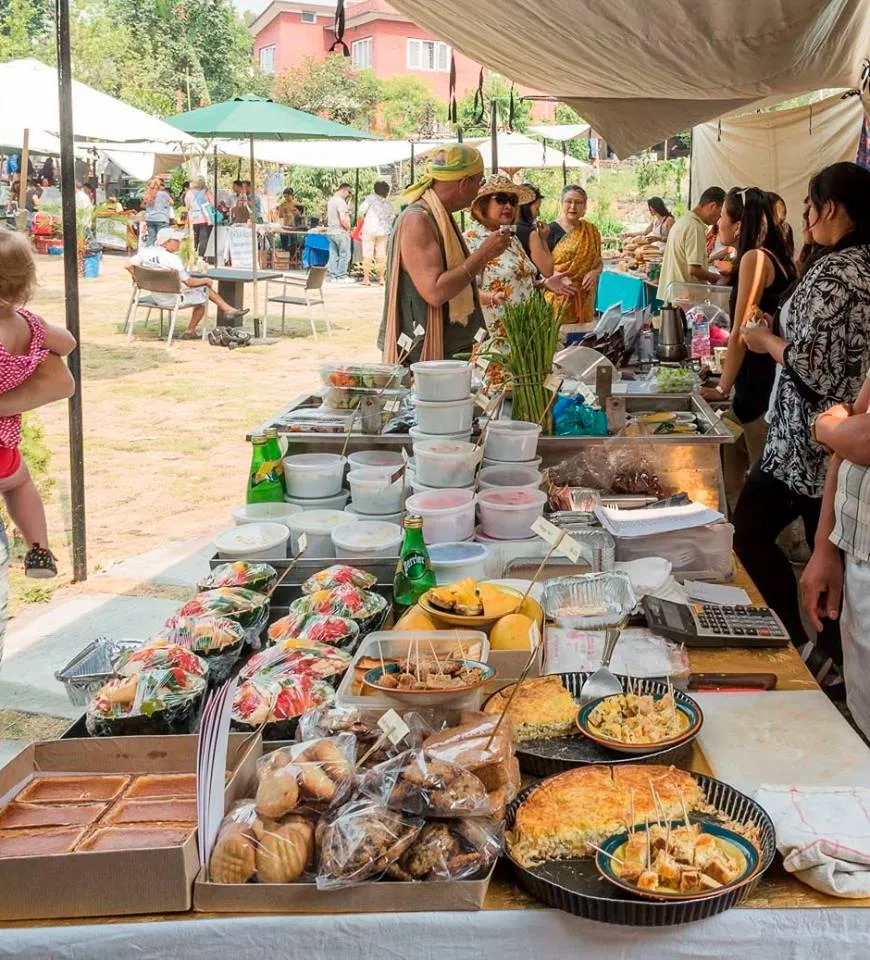 Farmer’s market at Le Sherpa